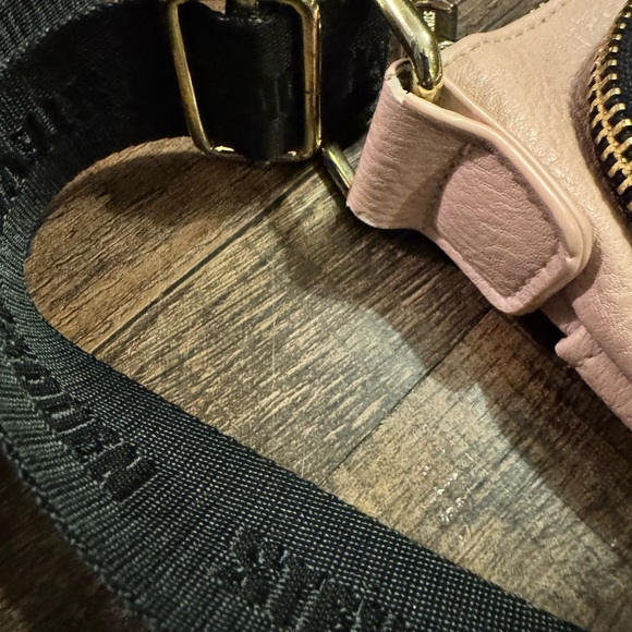 STEVE MADDEN Faux Leather Pink Quilted Crossbody Bag Purse Fashion - Picture 14 of 15